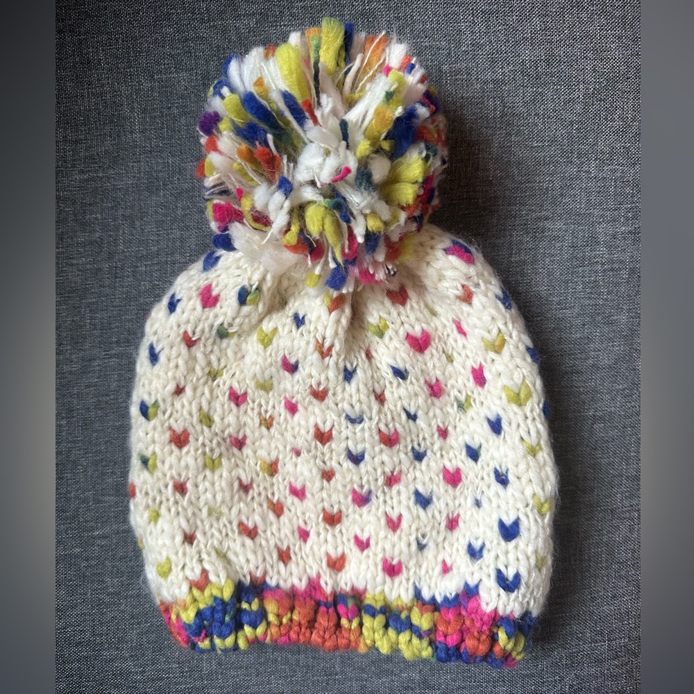 Multicolor Knit Beanie
